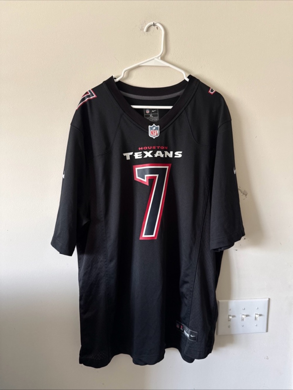 Men's Nike C.J. Stroud #7 Houston Texans Carbon Black Fashion Jersey Sz XL RARE